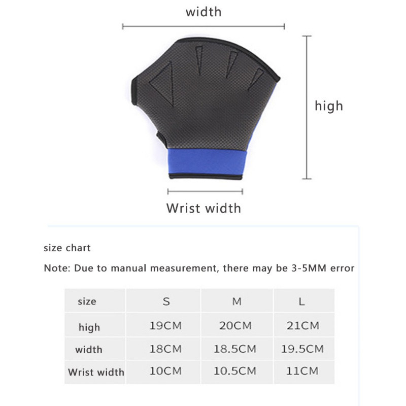 1 pereche de mănuși de scufundare din neopren bărbați și femei.