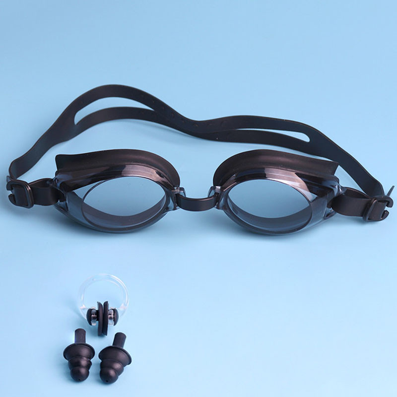 Laste ujumisprillid Lastele ninaklambriga kõrvatropid Pehmest silikoonist kõrvatroppide komplekt Ujumisbasseini tarvikud sukeldumisprillid