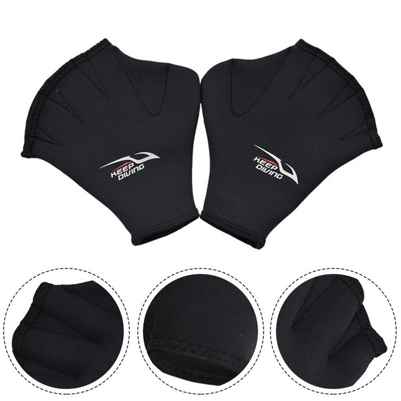 1 paar meeste naiste 2 mm neopreenist sukeldumiskindad snorgeldamiseks ujumismõlad, peopesa vööga kriimustuskindlad käekaitsevahendid