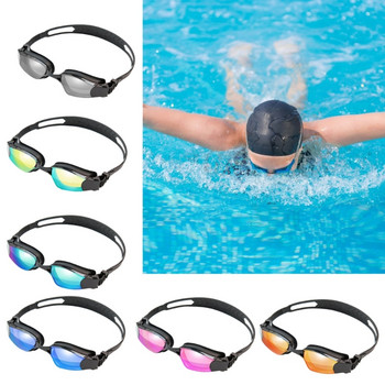 Професия Възрастни Очила за плуване с UV защита против замъгляване Очила за плуване за мъже, жени, младежи, без изтичане на UV, пълна защита