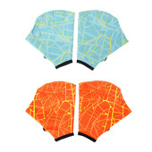 1 pár uniszex béka típus övek úszás kézuszony uszony Ujj hálós kesztyű evező felnőtt vízi sportok v