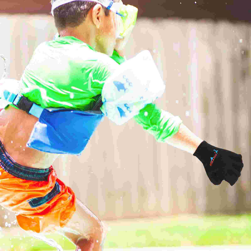 Laste labakindad ujumismõlad Täissõrmega veesurfamine, vööga ujumiskindad preili