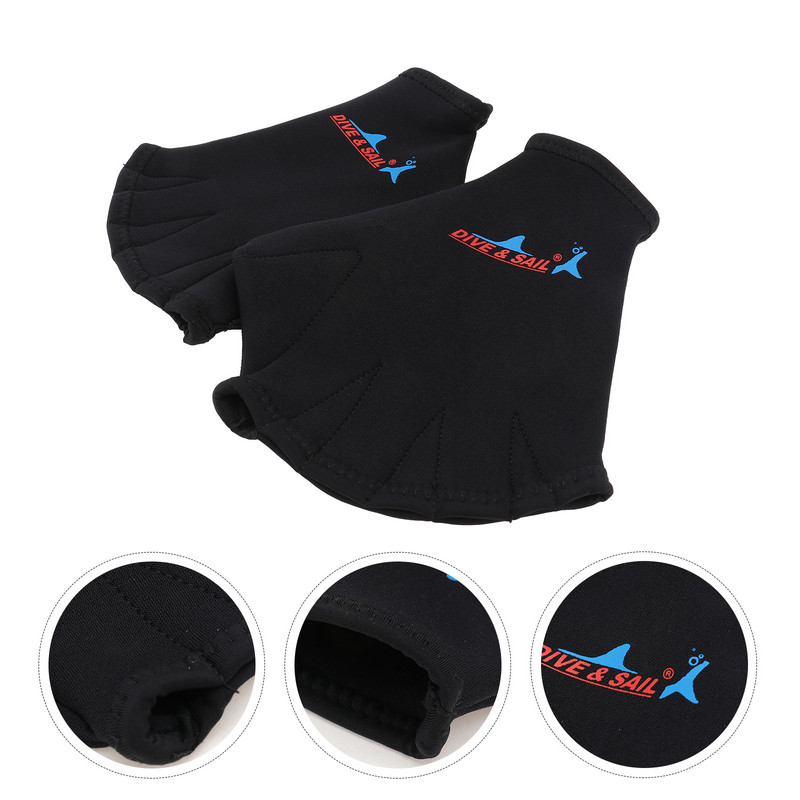 Laste labakindad ujumismõlad Täissõrmega veesurfamine, vööga ujumiskindad preili