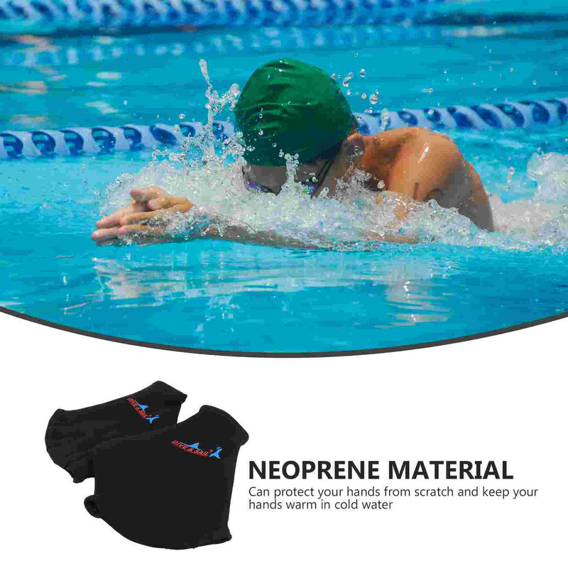 Laste labakindad ujumismõlad Täissõrmega veesurfamine, vööga ujumiskindad preili