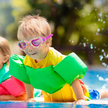 Цветни детски силиконови очила за плуване Анти UV очила за плуване Водоустойчиви силиконови очила за плуване Детски