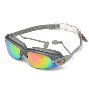 Професионални очила за плуване с тапи за уши Щипка за нос Електропакет Силиконови водоустойчиви за любителите на плуването Аксесоари