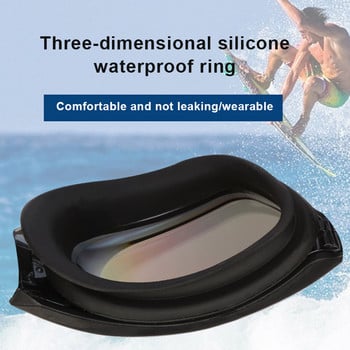 Професионални очила за плуване с тапи за уши Щипка за нос Електропакет Силиконови водоустойчиви за любителите на плуването Аксесоари