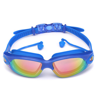 Professionaalsed kõrvatroppidega ujumisprillid, ninaklambriga, elektriplaadist silikoonist veekindlad ujumissõbrad, tarvikud