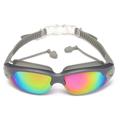 Professionaalsed kõrvatroppidega ujumisprillid, ninaklambriga, elektriplaadist silikoonist veekindlad ujumissõbrad, tarvikud