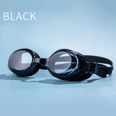 Ochelari de înot Anti-ceață Anti-ultraviolete Oglindă plată de înaltă definiție Băieți și fete adulți Ochelari de înot din silicon pentru scufundări