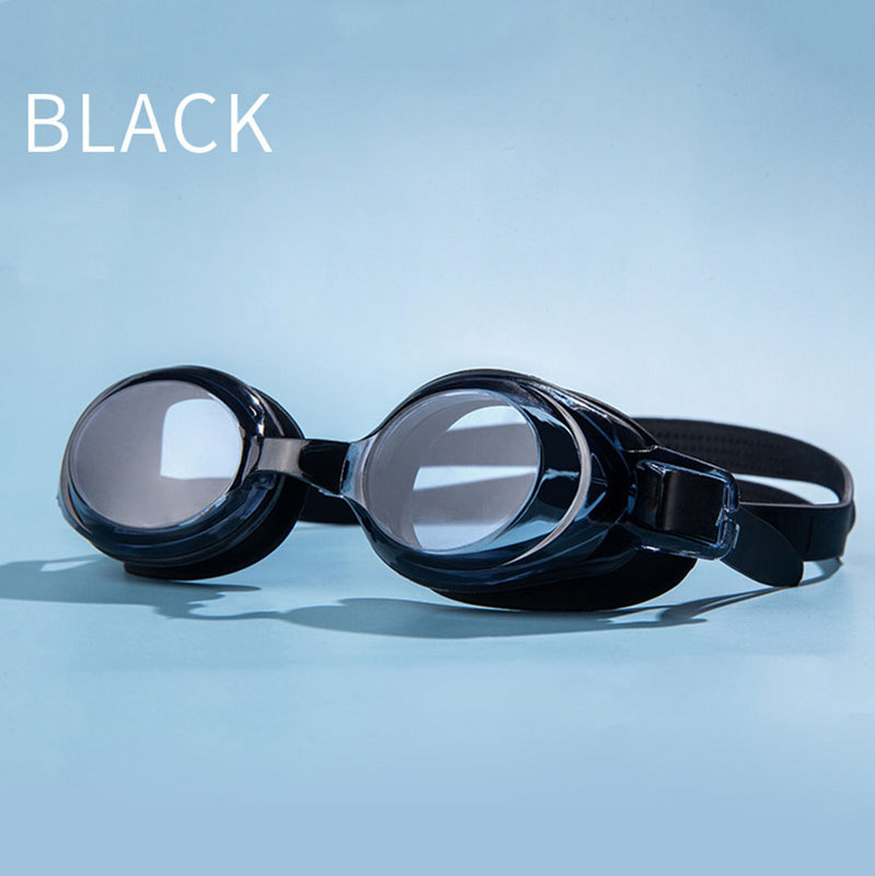 Ochelari de înot Anti-ceață Anti-ultraviolete Oglindă plată de înaltă definiție Băieți și fete adulți Ochelari de înot din silicon pentru scufundări
