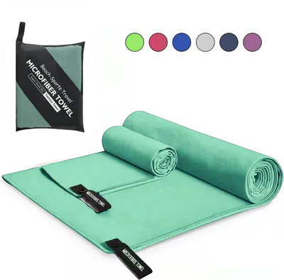 Mikropluošto rankšluosčiai, skirti kelionių sportui, greitai džiūstantys, labai sugeriantys dideli plaukų rankšluosčiai, ypač minkšti, lengvi sporto salės plaukimo jogos rankšluosčiai