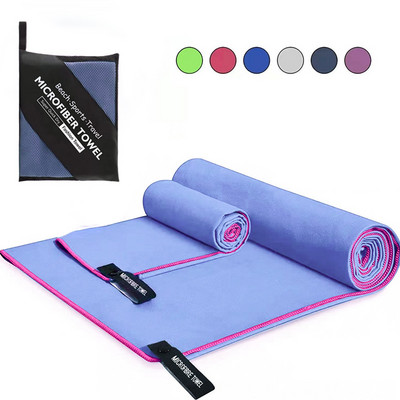 Mikropluošto rankšluosčiai, skirti kelionių sportui, greitai džiūstantys, labai sugeriantys dideli plaukų rankšluosčiai, ypač minkšti, lengvi sporto salės plaukimo jogos rankšluosčiai