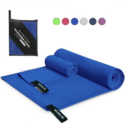 Sports Microfiber Quick Dry Pocket Pocket Portable Ultralight Absorbent Large Pece for Swimming Pool Swim Gym Fitness Yoga Beach
