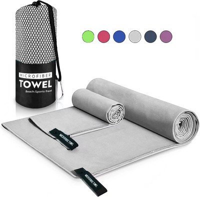 Sports Microfiber Quick Dry Pocket Pocket Portable Ultralight Absorbent Large Pece for Swimming Pool Swim Gym Fitness Yoga Beach