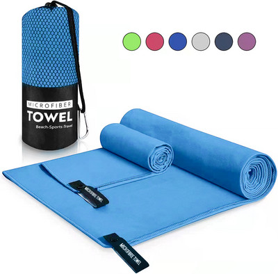 Sports Microfiber Quick Dry Pocket Pocket Portable Ultralight Absorbent Large Pece for Swimming Pool Swim Gym Fitness Yoga Beach