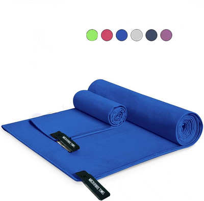 Sports Microfiber Quick Dry Pocket Pocket Portable Ultralight Absorbent Large Pece for Swimming Pool Swim Gym Fitness Yoga Beach