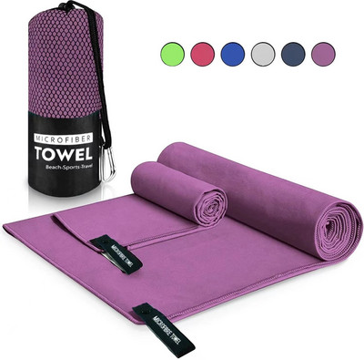 Sports Microfiber Quick Dry Pocket Pocket Portable Ultralight Absorbent Large Pece for Swimming Pool Swim Gym Fitness Yoga Beach