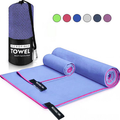 Sports Microfiber Quick Dry Pocket Pocket Portable Ultralight Absorbent Large Pece for Swimming Pool Swim Gym Fitness Yoga Beach
