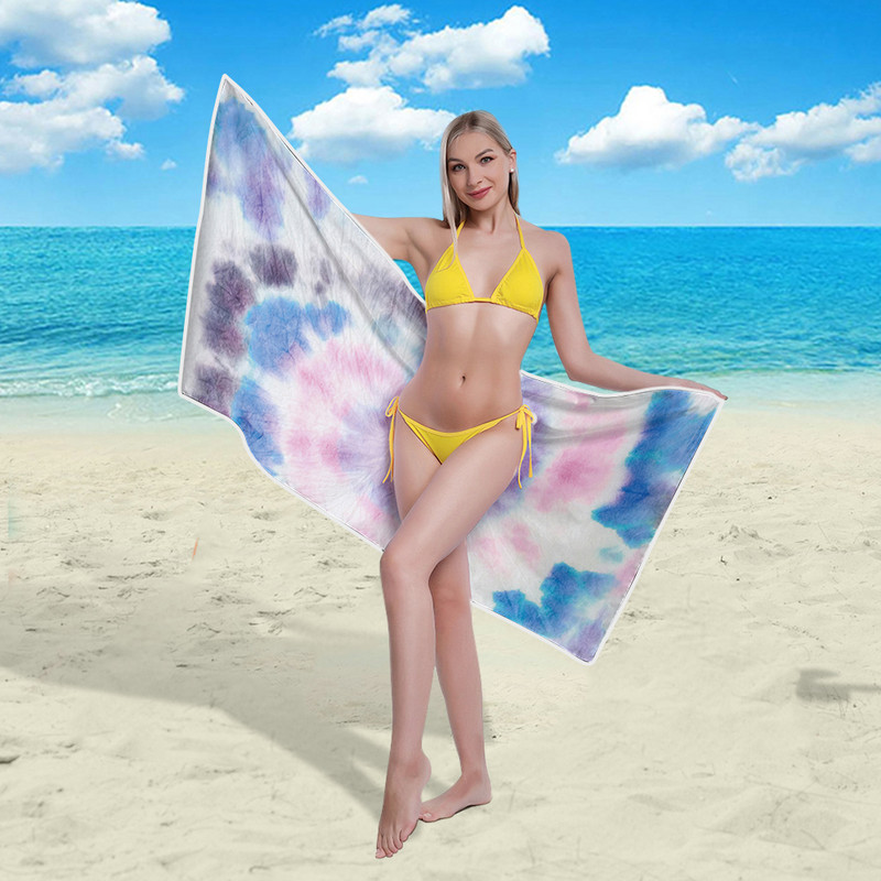 Mikrofiibrist rätikud reisispordi jaoks Kiiresti kuivavad üliimav suur juukserätik Pehme kerge jõusaali ujumisjooga rannarätik