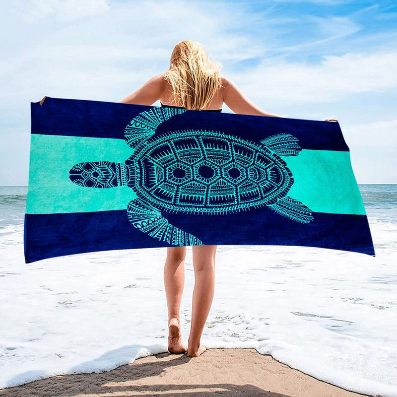 1 vnt spausdinti greitai džiūstantys mikropluošto paplūdimio rankšluosčiai 75*150 cm paplūdimio rankšluosčiai dideli sportiniai rankšluosčiai stovyklavimo reikmenys #t2g
