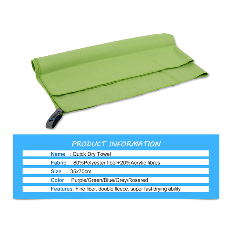 Sportinis rankšluostis su maišeliu 300 x 700 mm nešiojamasis mikropluošto Bluefield greitai džiūstantis rankšluostis lauko Spor plaukimo kelioninis sporto salės rankšluostis