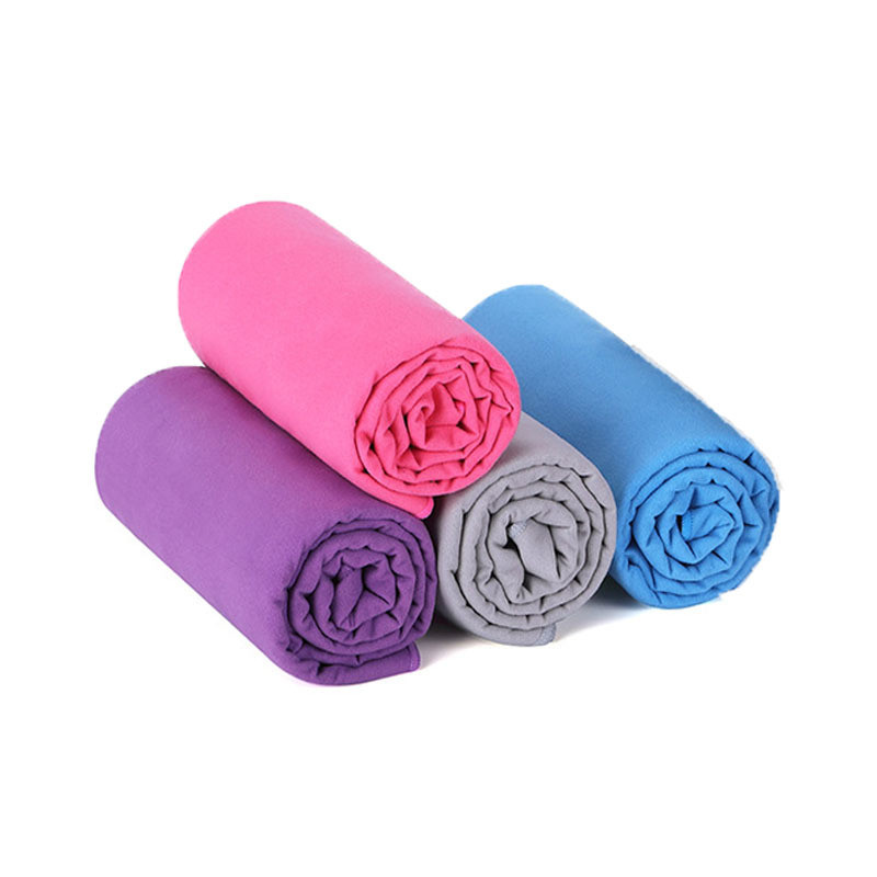 Αθλητική πετσέτα μικροϊνών Quick Dry Pocket Pocket Portable Υπερελαφρύ απορροφητικό μεγάλες πετσέτες για κολύμπι Γυμναστήριο Γυμναστήριο Yoga Beach