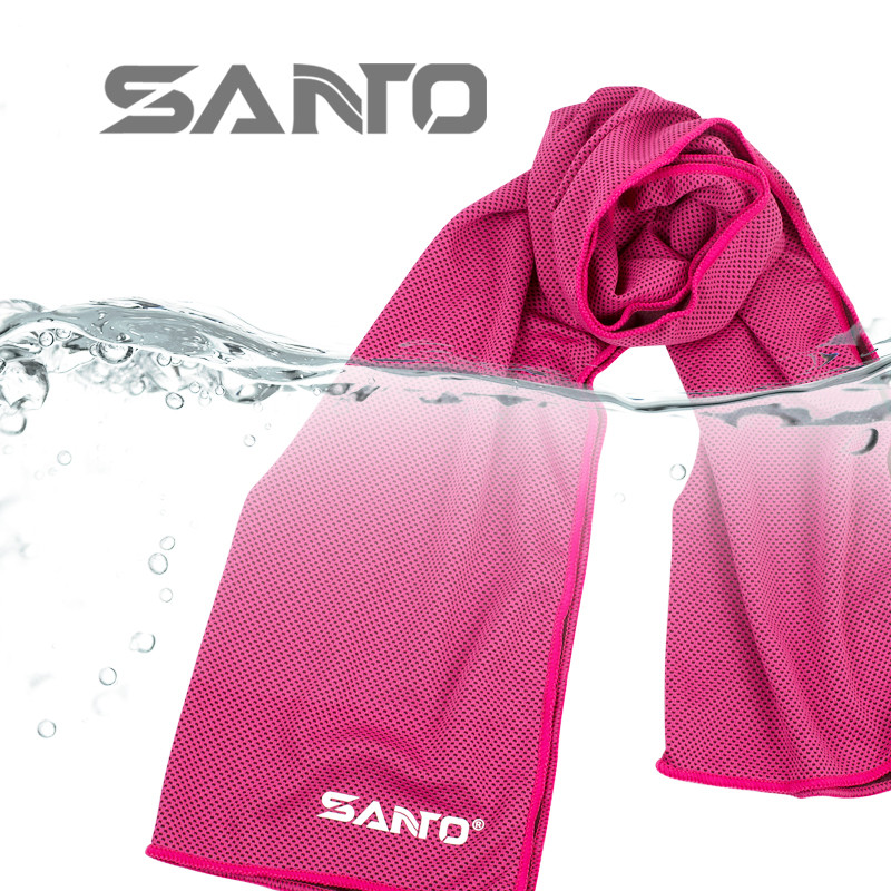 SANTO Συμπαγής Πετσέτα Γρήγορου Στεγνώματος Παγωμένη πετσέτα Κρύο Cool Artifact Ice Camping Πεζοπορία Πετσέτα προσώπου απορρόφησης ιδρώτα Γρήγορη ψύξη