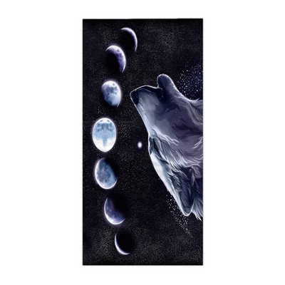 Sport mikroszálas törülközők nagy méretű, gyorsan száradó ultrakönnyű nedvszívó nyomdatörölköző úszáshoz edzőteremhez Fitness jóga strandtörölköző #t2g