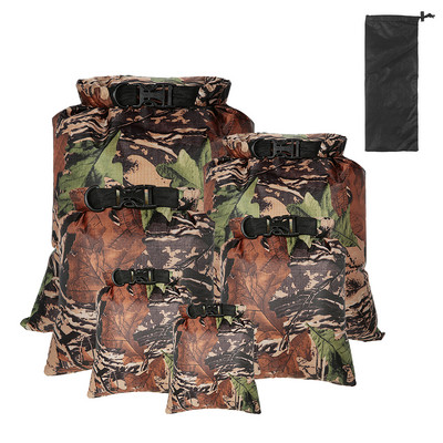 3PCS/6PCS Αδιάβροχη τσάντα εξωτερικού χώρου Dry Sack Αδιάβροχη Dry Backpack Θήκη αποθήκευσης για Drifting Boating Floating Kayaking Beach