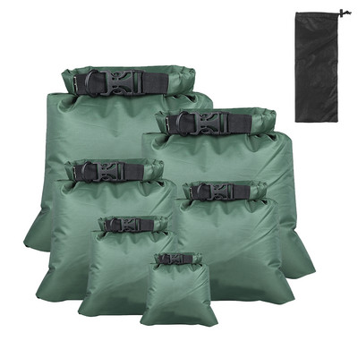 3PCS/6PCS Αδιάβροχη τσάντα εξωτερικού χώρου Dry Sack Αδιάβροχη Dry Backpack Θήκη αποθήκευσης για Drifting Boating Floating Kayaking Beach