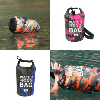 30L водоустойчива чанта за плуване Сух чувал Камуфлажни цветове Риболов Разходка с лодка Каякинг Съхранение Дрифтинг чанта за рафтинг 2L 5L 10L 15L 20L