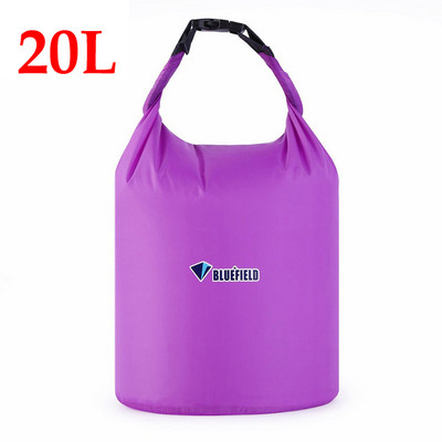 Φορητό 10L 20L 40L Αδιάβροχη τσάντα αποθήκευσης Dry Bag Swimming Bag για Canoe Kayak Rafting Sports Outdoor Camping