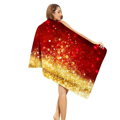 Prosoape din microfibră imprimate pentru călătorii Sport Prosop super absorbant cu uscare rapidă Prosop de înot de gimnastică, ultra moale, ușor #t2p