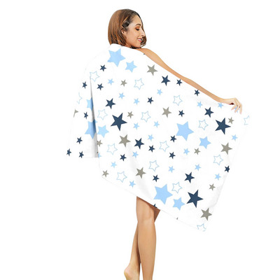 Prosoape din microfibră imprimate pentru călătorii Sport Prosop super absorbant cu uscare rapidă Prosop de înot de gimnastică, ultra moale, ușor #t2p