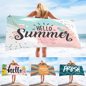 Nyári párna úszás strandtörölköző sport fitnesz fürdőlepedő nyomtatott gyorsan száradó strandtörölköző mikroszálas fürdő #t2g