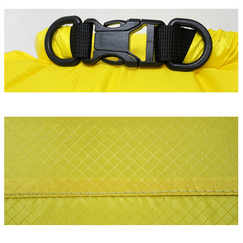 Суха чанта 30D найлон ултралек дрейфиращ плувен отломки дрехи спален чувал чанта за съхранение водоустойчива плувна къмпинг спортна чанта