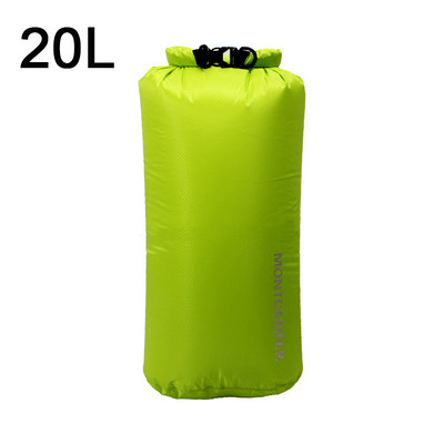 Dry Bag 30D Nylon Ultralight Drifting Swimming Debris Ρούχα Υπνόσακος Αποθήκευση Αδιάβροχη Αθλητική Τσάντα κολύμβησης Camping