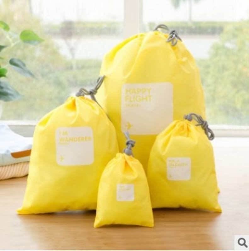 4 tk ülikond veekindel aluspesu jalatsid hoiukotid reisivaakumkotid riiete jaoks riidekapp Mänguasjad majapidamine organiseerija pingutusnöör