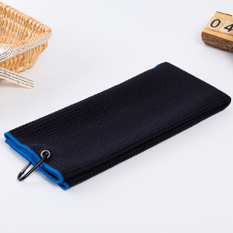 Waffle Weave Golf Prosop Curat Microfibră Ușoară Uscare Rapidă Crose Soferi Drumeții în aer liber Înot Sport Prosop cu Carabinier