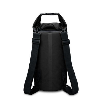 1 ΤΕΜ 5L PVC αδιάβροχο ξηρό σακίδιο πλάτης εξωτερικού χώρου από PVC πλωτή τσάντα ρολό επάνω σάκος για καγιάκ Ράφτινγκ βαρκάδα Πεζοπορία στο ποτάμι