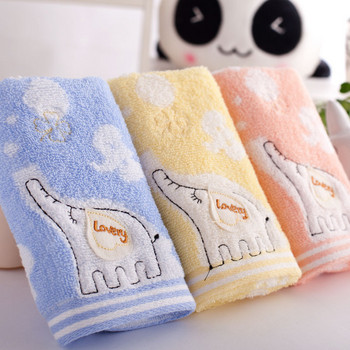 25x50cm слон памучна детска кърпа за ръце на едро Почистване на дома Лице за бебе за деца Висококачествен комплект кърпи за баня