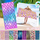 Πετσέτα μικροϊνών Γρήγορο στέγνωμα Καλοκαιρινή Λεπτή Πετσέτα θαλάσσης Αναπνεύσιμη Πετσέτα Γυμναστικής Αθλητισμού εξωτερικού χώρου για τρέξιμο γιόγκα 75x150 cm #t2g