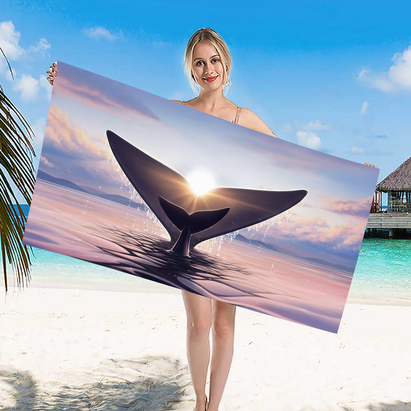 Gyorsan száradó mikroszálas fürdőlepedők 75*150cm Strandtörölköző Nagy Sport Törölközők Kempingtartozékok 1db #t2g