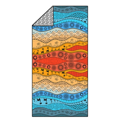 Mikroszálas strandtakaró törölközők, gyorsan száradó strandtakaró, összecsukható nedvszívó, könnyű, homokmentes, összecsukható puha, utazási sportokhoz