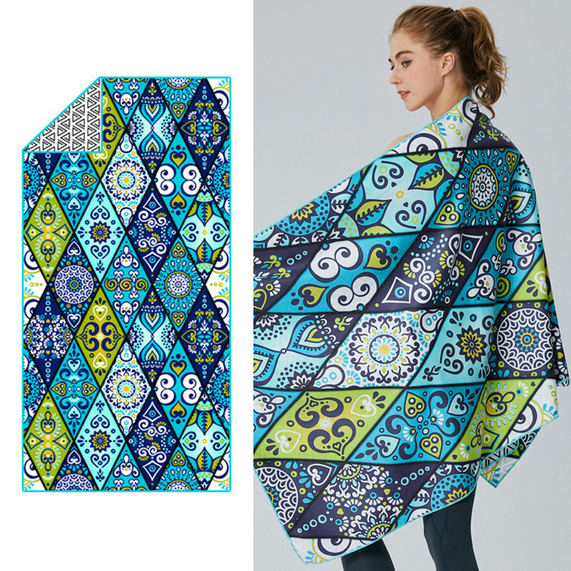 Mikroszálas strandtakaró törölközők, gyorsan száradó strandtakaró, összecsukható nedvszívó, könnyű, homokmentes, összecsukható puha, utazási sportokhoz