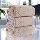 Háztartási fürdőszoba pamut fürdőlepedő 70 * 140 felnőtt férfi és nő univerzális lágy nedvszívó szállodai szépségszalon fürdőlepedő strand t