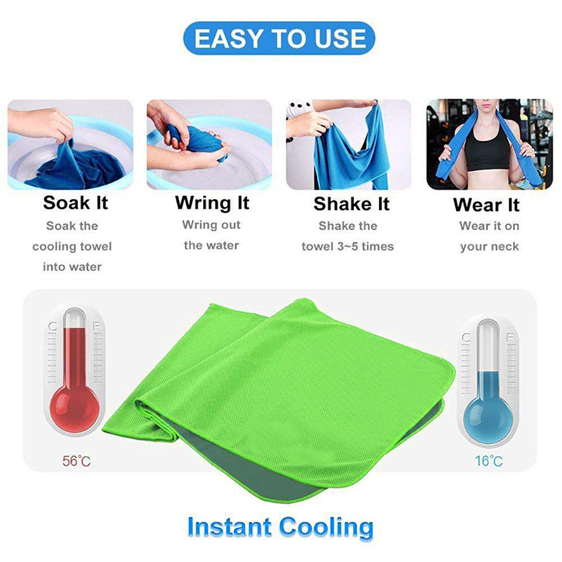 SKDK Prosop de înot sport Uscare rapidă Prosoape de răcire rapidă Fitness/Ciclism/Yoga Prosoape de transpirație pentru ștergere pentru culturism antrenament Sală