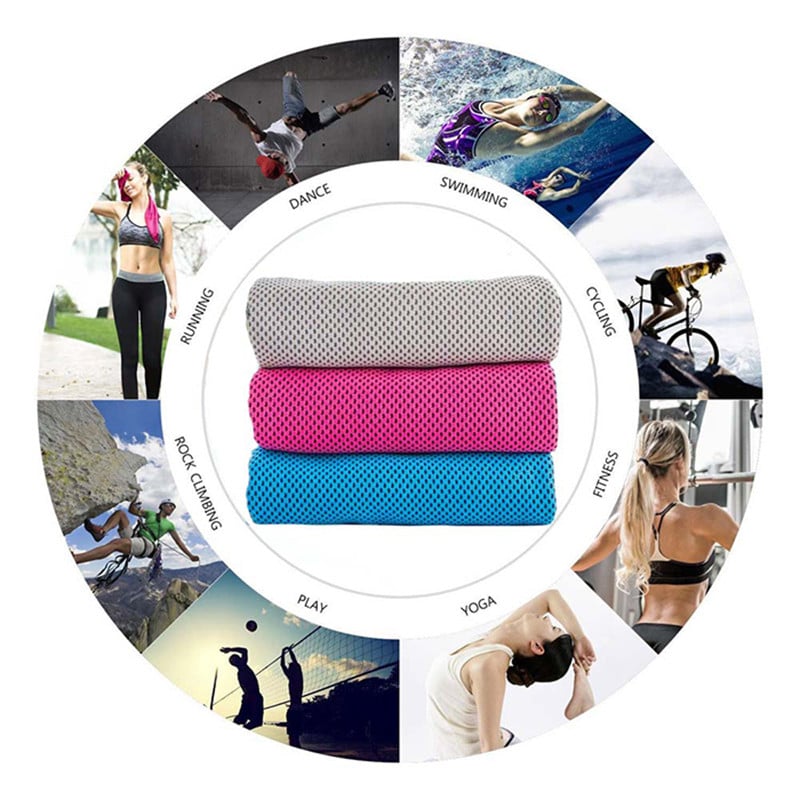 SKDK Prosop de înot sport Uscare rapidă Prosoape de răcire rapidă Fitness/Ciclism/Yoga Prosoape de transpirație pentru ștergere pentru culturism antrenament Sală