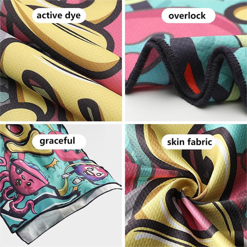 Gyorsan Száraz Törölköző Hűtő Törülköző Új Jéghideg Tartós Futás Kerékpározás Jóga Kocogás Tornaterem Azonnali hűtés Kültéri Sporttörölköző